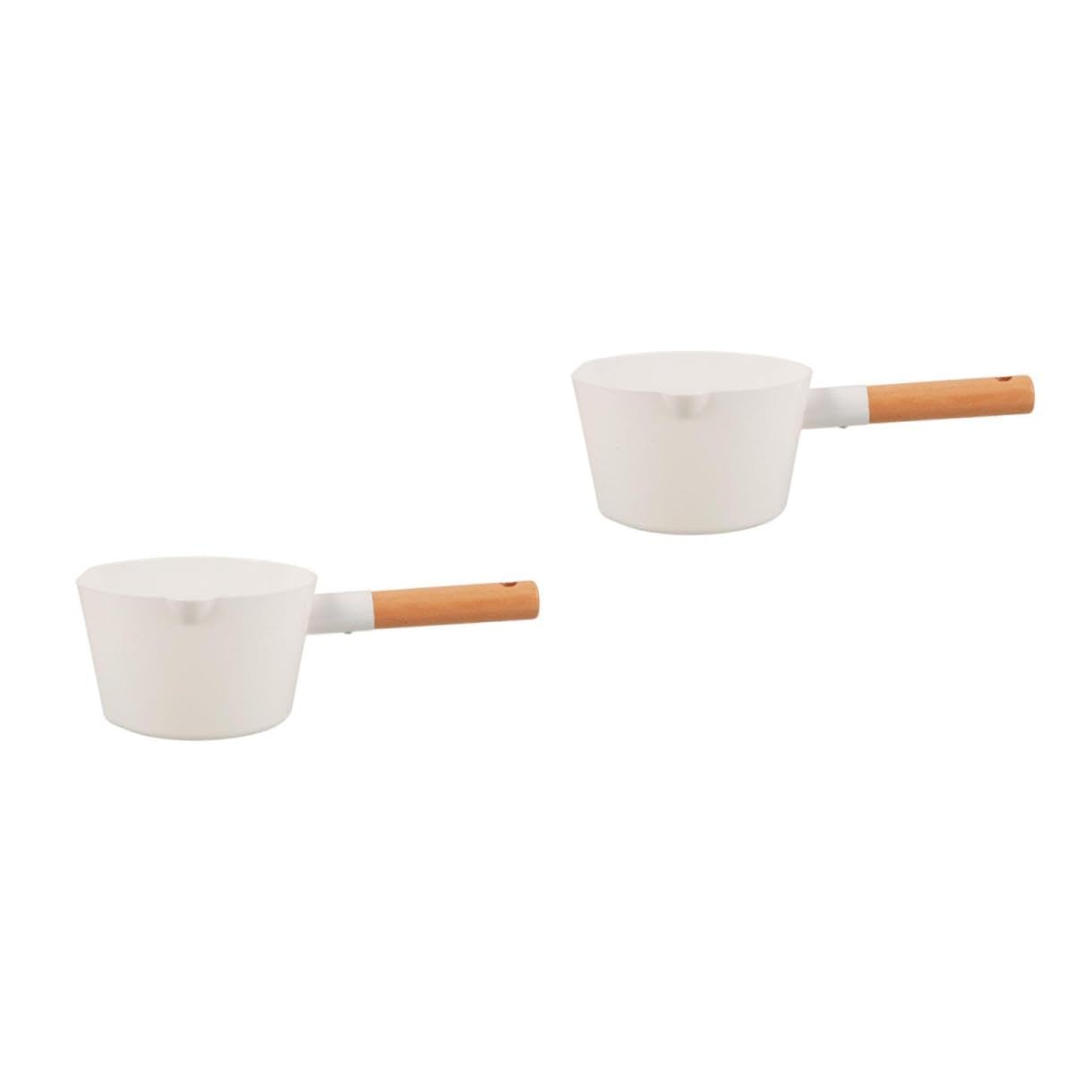 TOPBATHY 2piezas Cucharón De Madera Mango Utensilio De Cocina Para y Agua Ecológico y Para Cocinar y Casa