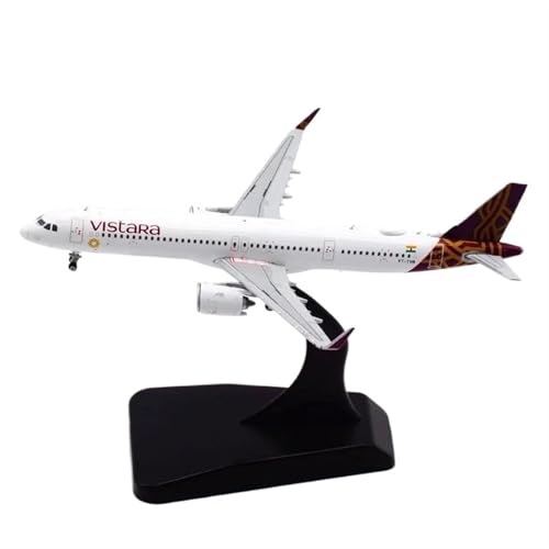 Modèle d'avion moulé sous pression A321 Neo VT-TVB Vistara 1/400 miniature