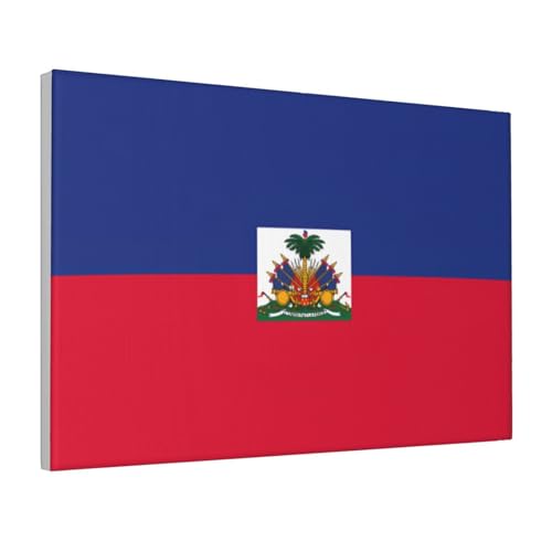 Drapeau haïtien image déco pour raviver un mur blanc de salon