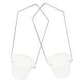 Toyvian 2 Sätze Hängende Orchideentöpfe Transparent Wetterfeste Pflanzgefäße für Phalaenopsis...