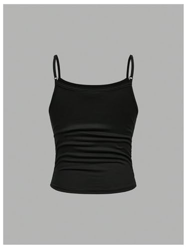 Image of SOLY HUX Girl's 3 Packs Spaghetti Strap Tank Top Cute Teen Tops | Girls Camisole, Shirts for Teen Girls, Cute Clothes for Girls 10-12