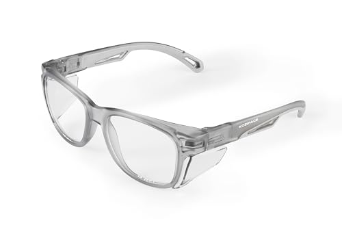 KOZIFACE E52G Anti-Fog Safety Glasses – Z87+ Certified Protective Eyewear with Side Shields, Scratch-Resistant Clear Lens, Comfortable for Men & Women, Indoor & Outdoor Use