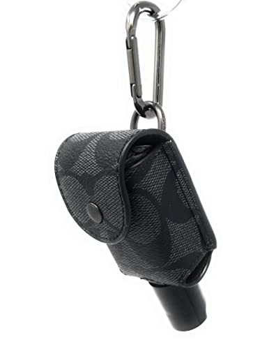 Coach Men's Hand Sanitizer Holder In Signature Canvas