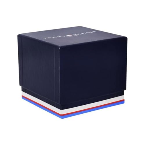 Image of Tommy Hilfiger Chase with Multidial Blue Dial Brown Strap Watch for Men - NTTH1791487W