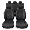 Mossa - Universal Sitzbezüge Auto kompatibel mit Mercedes-Benz E Klasse W210, W211, W212, W213, W214 (1995- ) - Autositzbezüge Schonbezüge für Autositze - PRF-BL