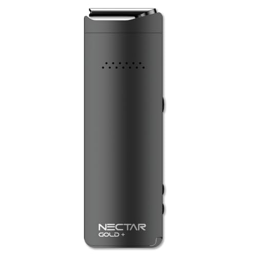 Nectar Gold+ Vaporizer und Extrakte | 3 Jahre Garantie | 3D-Heiztechnolog mit 2900mAh Akku, Präzise Temperaturregelung, Isolierter Luftstrom, Austauschbarer Akku, 100°-240°C