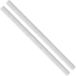 CIS Auto Eraser Refil para Caneta Borracha, 5mm x 90mm, Pacote de 2, Branca