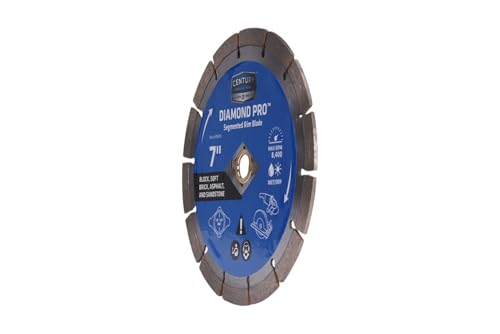 Image of Century Drill & Tool 75470 Professional Segmented Rim Diamond Pro Saw Blade, 7 inch