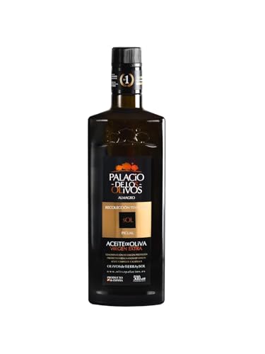 Palacio de los Olivos - Aceite De Oliva Virgen Extra Picual Gourmet - Prensado en Frío, Recolección Temprana - Botella 500ml