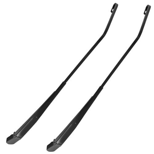 COOL STAR 42896 42897 Front Windshield Wiper Arm 1 Pair Compatible with Dodge Ram 1500 2500 3500 4500 5500 2005-2010 Replace 55077132AC 55077133AC 55077132AD 55077133AD