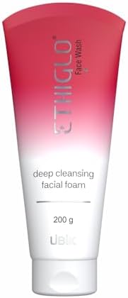 Ethiglo Deep Cleansing Facial Foam Face Wash for Healthy, Soft and Smooth Skin | Removes Dirt, Impurities and Excess Oil | Suitable for All Skin Types | Pack of 1 (200ml)