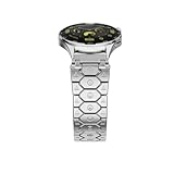 konsoo Orologio Di Lusso Bracciale Per Huawei Watch GT 5/4/3 pro 43mm 46mm Cinturino In Acciaio Inox Per Galaxy 7 6 5 Uomini Cinturino Correa, Argento, GT3pro 46