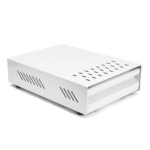 Boîte à Café de Tiroir Récipient de Marc de Café en Acier Inoxydable Heurtoir à Café à Expresso avec Tiroir (Blanc)