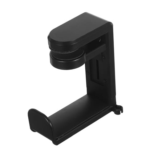 Supporto per Cuffie Gaming con Rotazione Regolabile Gancio Scrivania Antiscivolo Nero Compatibile con Diversi Spessori Organizer Sottoscrivania