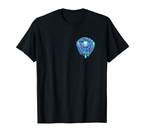 Baseball Drip GOATED Badge Purple and Blue T-Shirt