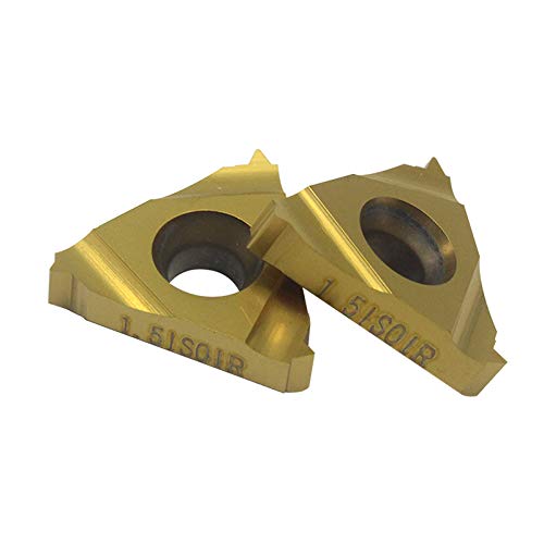 Tool Part for 16IR 1.5ISO 10PCS Internal Threading Insert 16IR 1.5ISO LDC CNC Inserts Threading for Thread Turning Tool