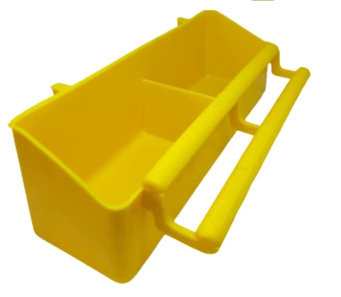 Al-Bi Bird Cage Water Bowl And Food Feeder With 2 Plastic Unbreakable Separation (Large) For All Types Of Birds Small And Medium Size Pet Animals Breeds,?21 cm,H_7 cm,W_6 cm (B0BZJWJ4J4) Amazon Price History, Amazon Price Tracker