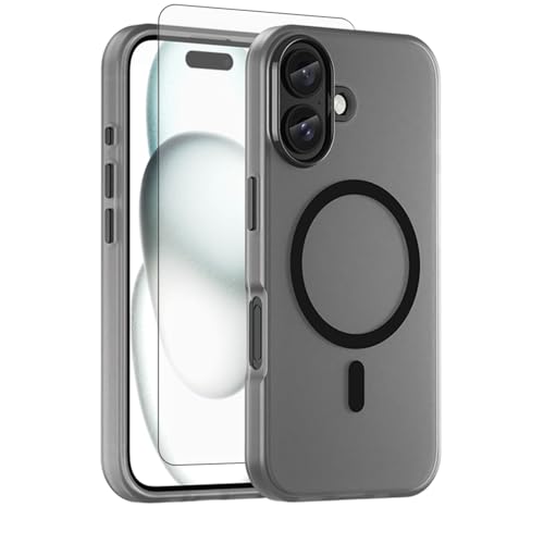 Coque iPhone 16 magnétique compatible Magsafe avec protège-écran