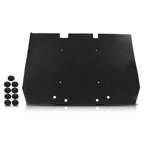 CHEDA Hood Insulation Pad 1/2" with Clips Heat Blanket Compatible with Range Rover Classic Only 1987-1995 Black