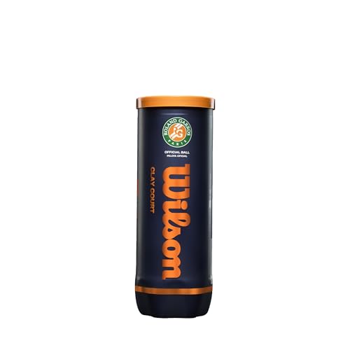 Wilson(ウイルソン) 硬式テニスボール ROLAND GARROS CLAY COURT (ローランギャロス クレイコート) 1缶3球入り イエロー WRT125000（Amazon）