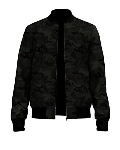 Image of Veirdo Chains Printed Zip Up Cotton Shacket /Jacket for Men (VSK01BLPT009)