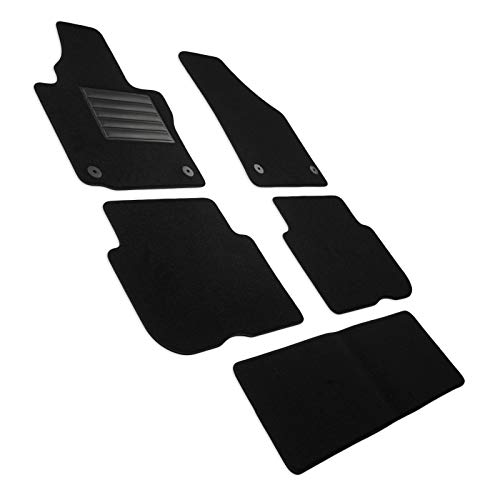 MDM SP-3805 Fußmatten Velours Autoteppich passend für Volkswagen Touran...