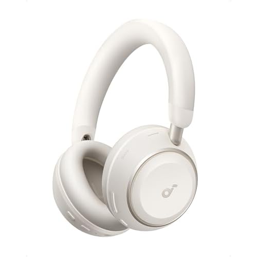 soundcore Space 2 by Anker, Active Noise Cancelling Headphones, Comfortable Fit, 50H Playtime, LDAC Hi-Res Wireless Audio, Dual Connection, Clear Calls, Bluetooth 6.1, Nap Mode, Wearing Dete