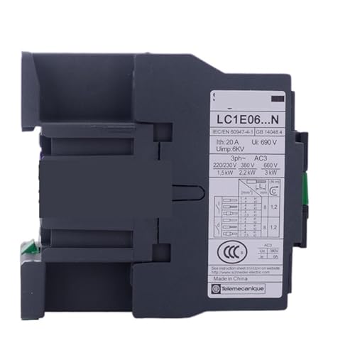 Contacteur Tesys E LC1E0601M5N CA 220V robustesse industrielle 6A 1NF