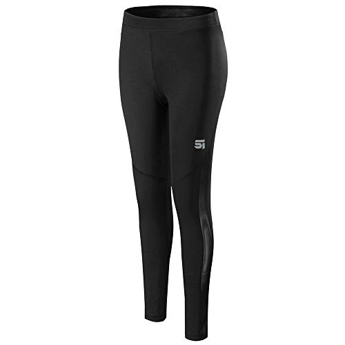 Leggings fitness con compresión activa que reduce la fatiga muscular en running