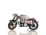 norton manx occasion Hermoso Old Modern Handicrafts 1952 Norton Manx 1:8 - Modelo a escala de metal hecho a mano, talla única, multicolor