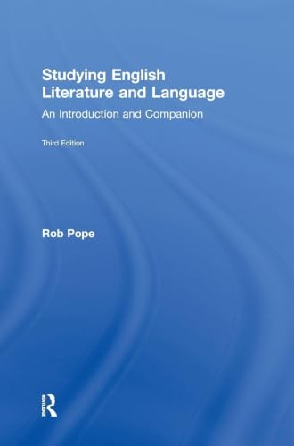 Studying English Literature and Language: An Introduction and Companion