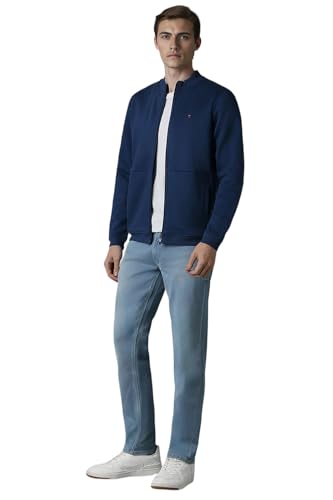 Image of Louis Philippe PolyMen's Cotton Round Neck Sweatshirt