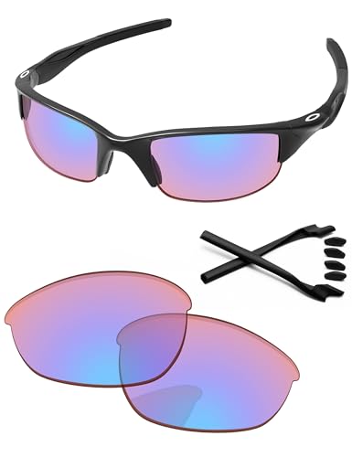 Image of Replacement Lenses & Rubber Kits for Oakley Half Jacket 2.0 OO9144 62mm - Precision Fit, UV Block, Impact Resistant