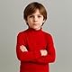 BABIDU Unisex Kids Punt Nou-7000 Semicisne Niño Interior Afelpado Color: Rojo Talla: 6 Unterhemd, Rot, 9 Months