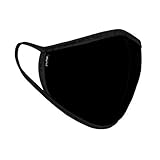 YOURBAN Màscara higiènica reutilitzable unisex rentable i amb filtre (adult) en color negre. Mod. BlackStar