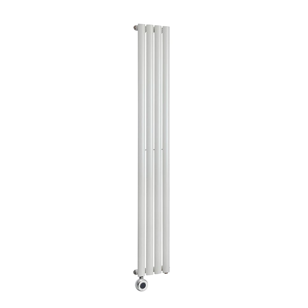 Milano White 1600Mm X 236Mm - Electric Single Panel Designer Radiator With Wi-Fi Heating Element - X Ecoso Aruba