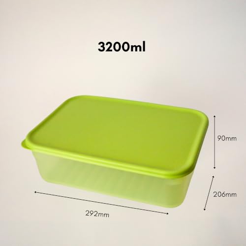 Image of LocknLock Fresh-Block Food Storage Container 3.2L (Set of 1) | Storage Containers for Fridge | Vegetable & Fruit Storage Containers for Fridge, Airtight Storage, BPA Free, Microwave & Dishwasher Safe