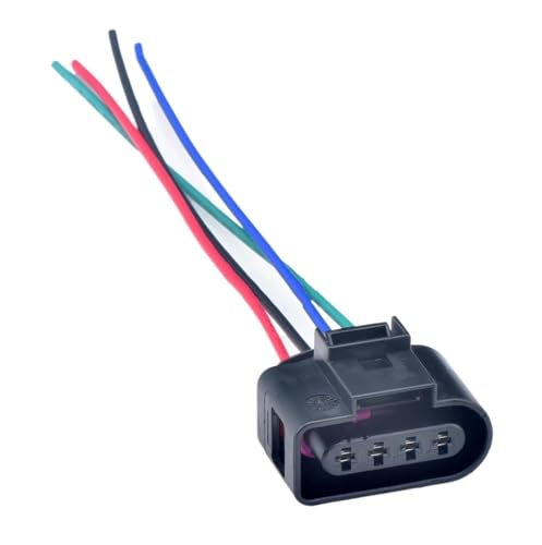 Conector de bobina de encendido con sujeción firme de 4 pines para VW