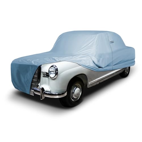 Image of iCarCover Premium Car Cover for 1953-1962 Mercedes-Benz 180-Series Heavy Duty Waterproof All-Weather Automobiles Custom Fit Indoor Outdoor UV Snow Protection Covers with Straps and Bag