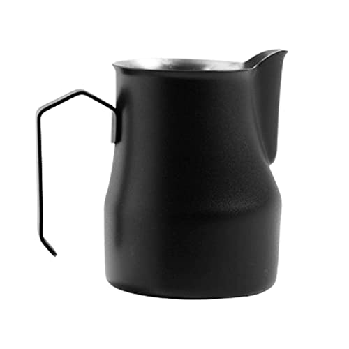 Image of Milk Frothing Pitcher Barista Tool Espresso Steaming Pitcher for Kitchen Bar Black 550ml|Home & Garden|1Milk Jug