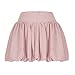 Pink Loose Fit Skirts for Women Mini Little Modest Ruched High Waisted Basic Skort Womens 2025 Clothing Fashion Country Concert Y2K M