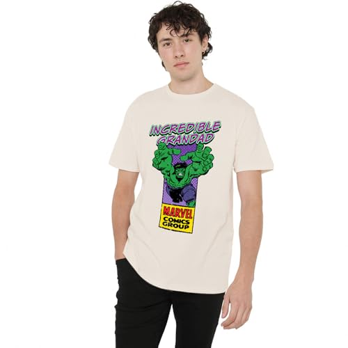 T-Shirt Hulk Marvel mixte en coton pour adulte fan de l'Incredible Hulk