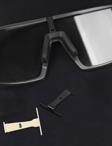 Image of Metallic Replacement Wicket for Oakley Sutro OO9406 /Sutro Asian Fit OO9406A /Sutro S OO9462 Sunglasses - Black+Gold