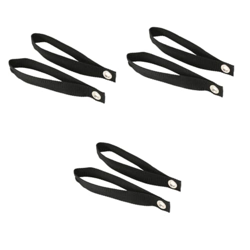 BESPORTBLE 3sets Kayak Hood Straps Heavy Duty Luggage Belt Quick Release for Kayak Canoe 2pcs*3