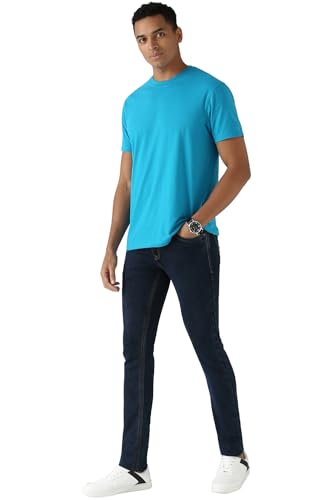 Image of Peter England Men's Cotton Regular Fit Crew Round Neck Tshirt