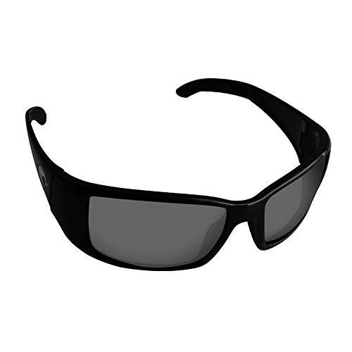 Image of Alphax Black Chrome Polarized Replacement Lenses for Costa Del Mar Blackfin