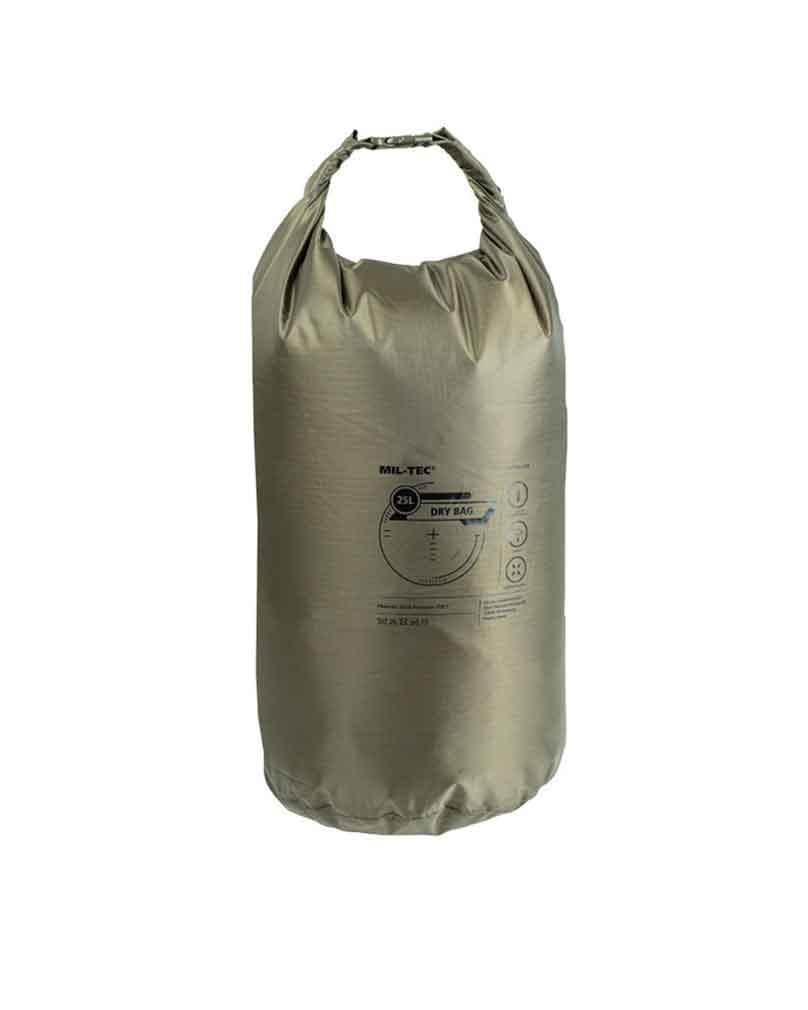 Mil-​Tec Unisex – Bolsa para adultos-​13878201 Seca Bolsa Oliva, 25L EU
