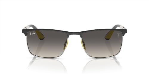 Image of Ray-Ban Rb3726m Scuderia Ferrari Collection Rectangular Sunglasses