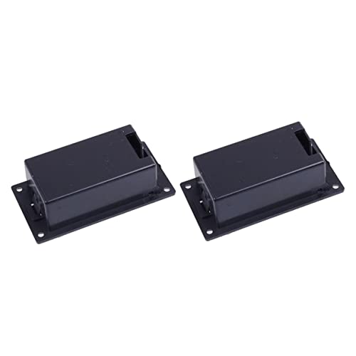 Wakauto 2pcs Pickup Battery Box for Guitar Bass 9v Active Pickup Battery Holder Case Holder