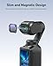 TELESIN ND16/32/64/256 Filter Compatible with DJI Osmo Pocket 3, with Magnetic Installation, Neutral Density Polarizing HD Ultra Thin Lens Filter for Pocket 3, Precise Exposure Balance